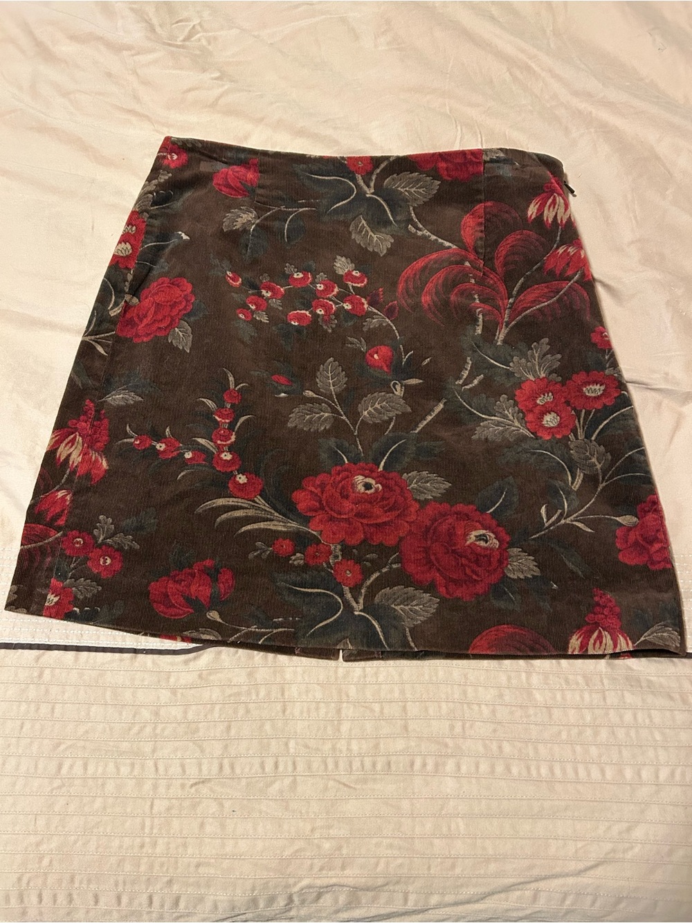 Ann Taylor Mini Corduroy Skirt